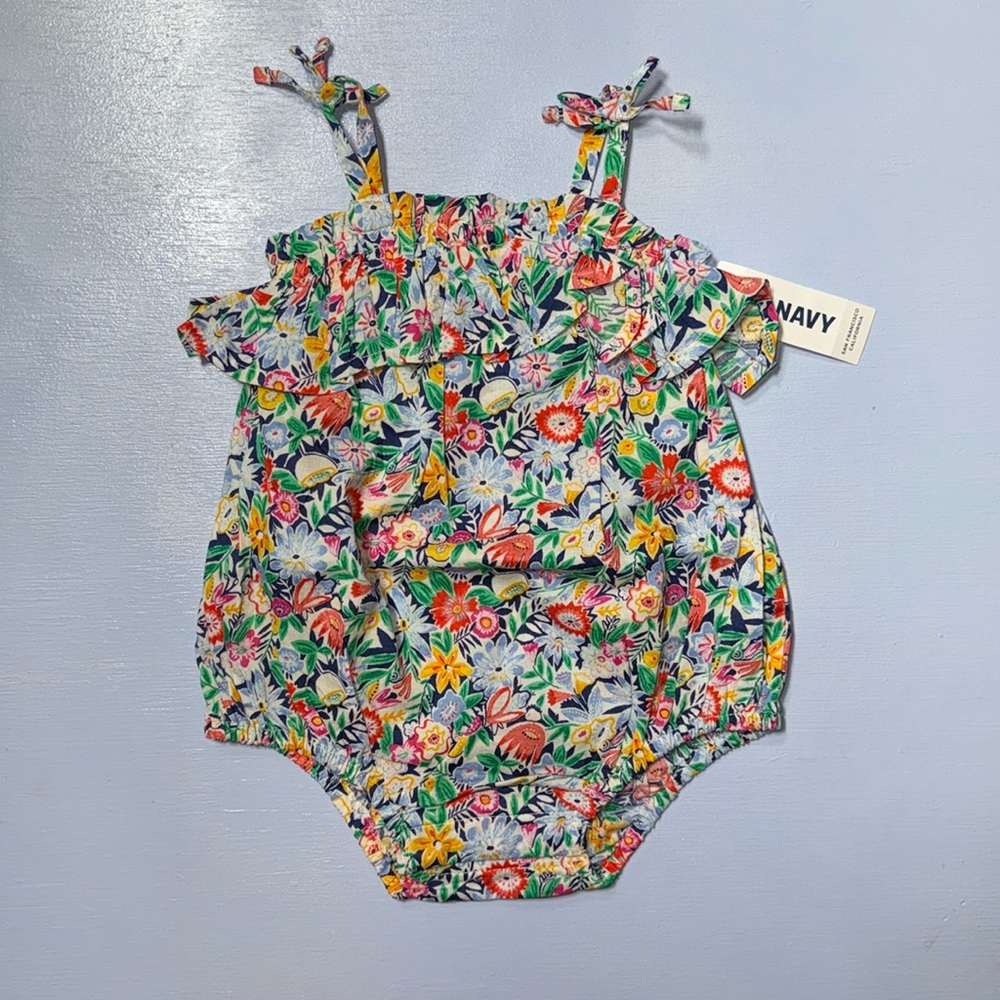 ON Baby Girl Bubble One-Piece